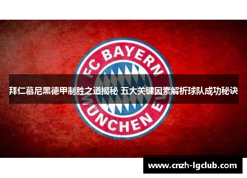 拜仁慕尼黑德甲制胜之道揭秘 五大关键因素解析球队成功秘诀