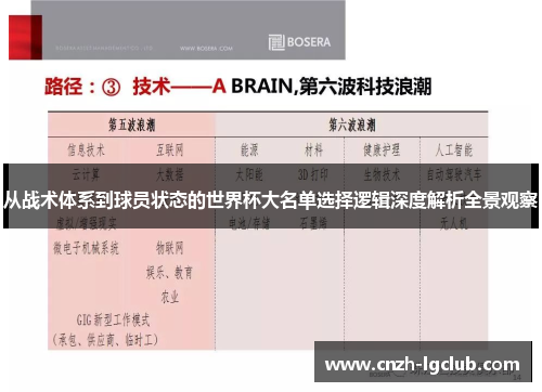 从战术体系到球员状态的世界杯大名单选择逻辑深度解析全景观察 从战术体系到球员状态的世界杯大名单选择逻辑深度解析全景观察